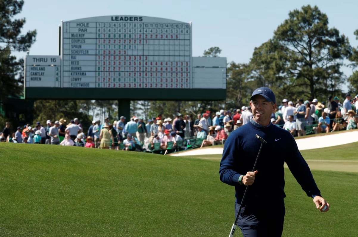 Rory McIlroy has a share of the Masters lead and a shot at making history at Augusta – again
