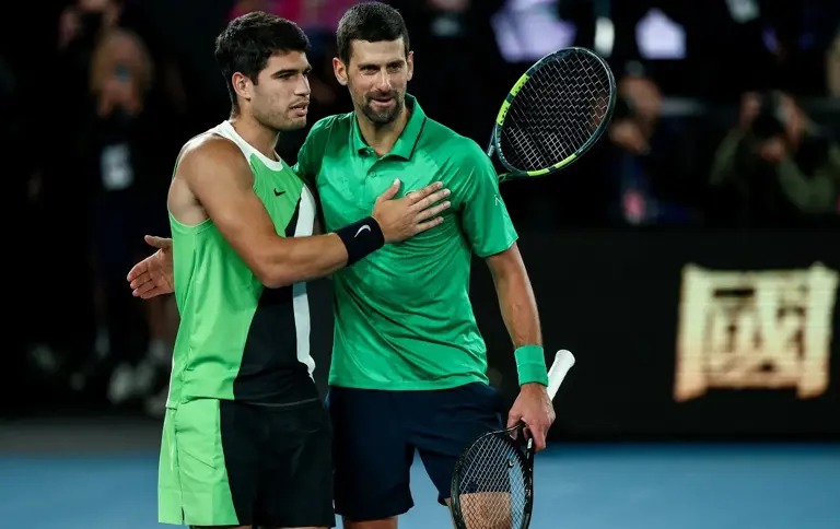 Djokovic praises Alcaraz: "He can beat my record of 41 wins, without a doubt"