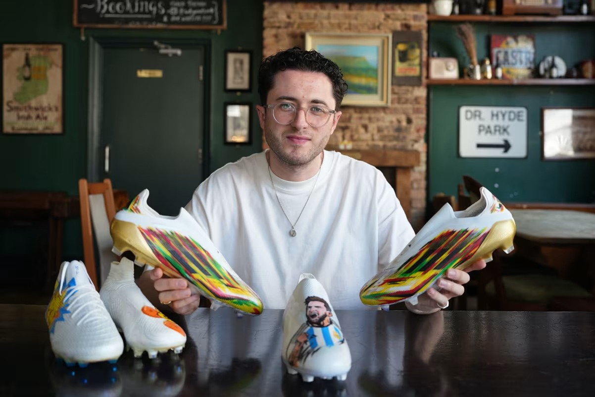 Meet the man creating bespoke art for the world’s best athletes
